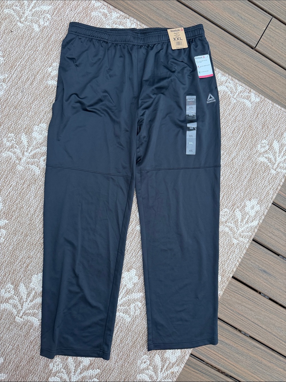 NWT Reebok Black Men's Lightweight Training Pants